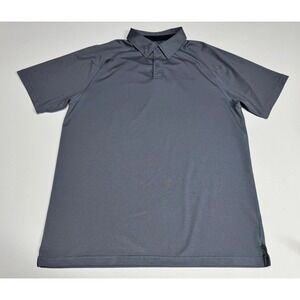 Rhone Shirt Mens M Gray Delta Pique Polo Performance Golf